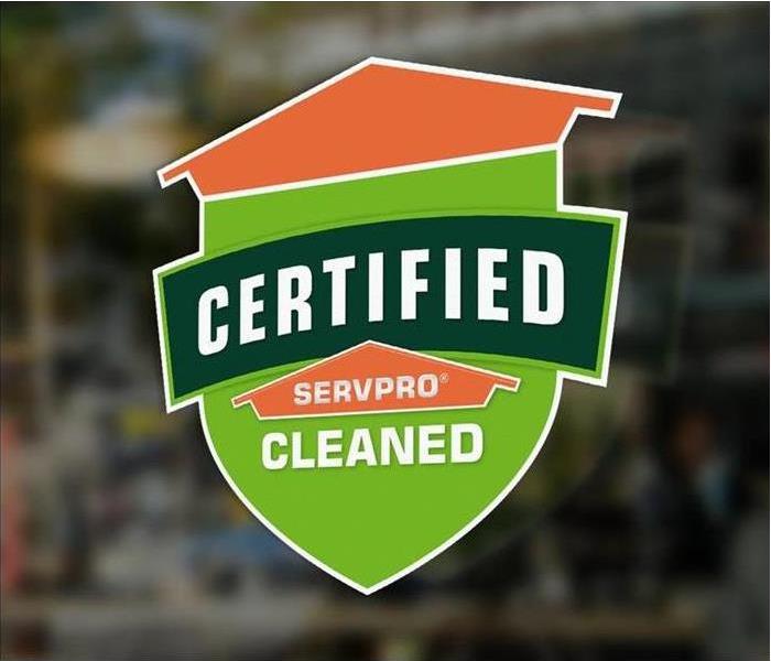 SERVPRO cleaning decal